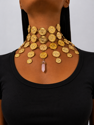 Rose Quartz Necklet