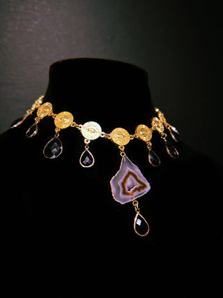 Amethyst Aura Necklace