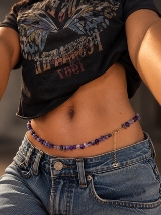 Crystal Bead Waist Chain