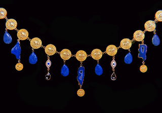 Blue Agate & Lapis Charm Belt