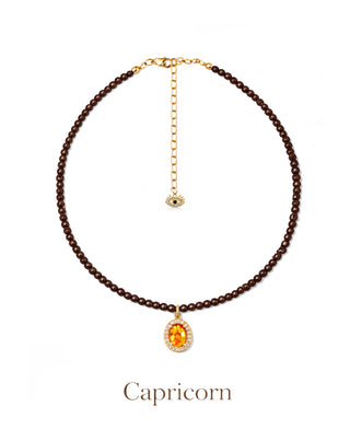 Zodiac Star Sign Crystal Necklace