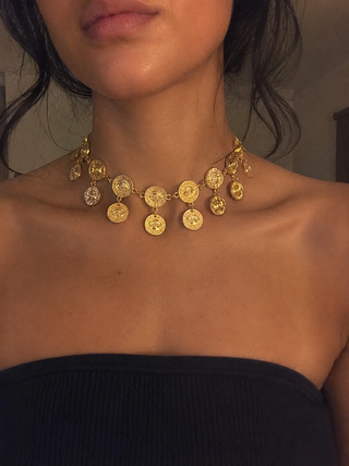 Double Coin Necklace