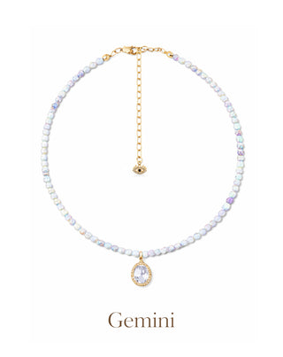 Zodiac Star Sign Crystal Necklace