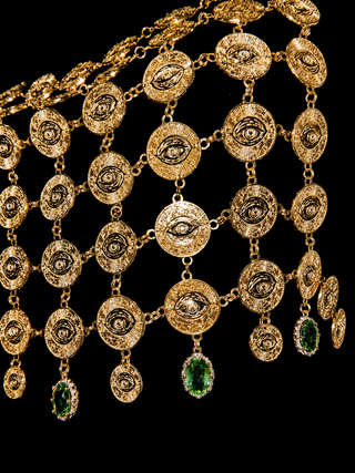 Green Crystal Coin Top