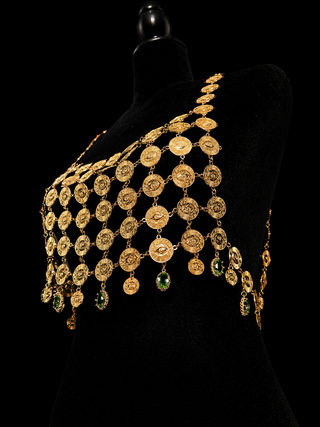Green Crystal Coin Top
