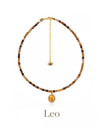 Zodiac Star Sign Crystal Necklace