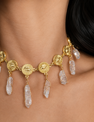 Quartz Crown Choker