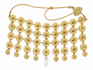 Quartz Coin Necklet