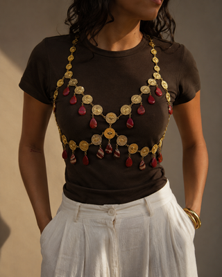 Crystal Drip Bra