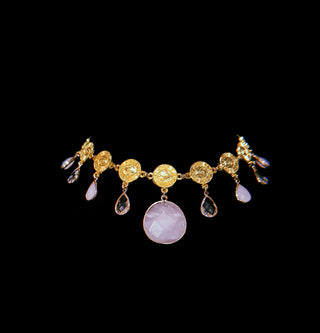 Rose Quartz Aura Necklace