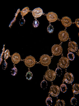 Royale Crystal Coin Belt