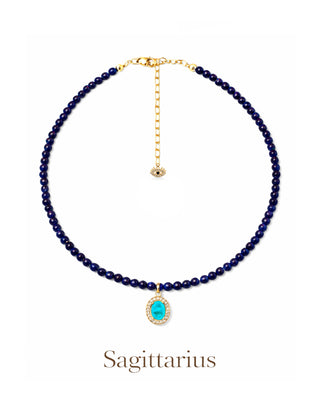 Zodiac Star Sign Crystal Necklace
