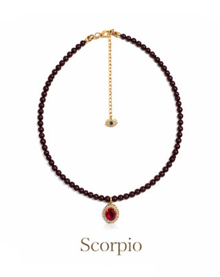 Zodiac Star Sign Crystal Necklace