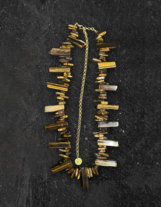 Tiger's Eye Crystal Healing Belt