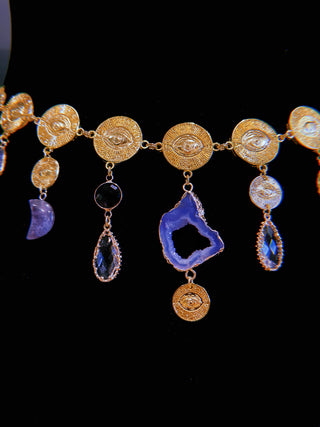 Amethyst Charm Belt