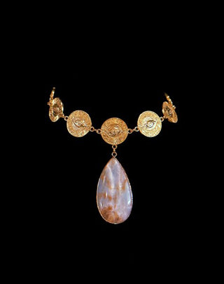 Amazonite Pendant Necklace – handmade necklace crystal jewelry by Laurel Street Shop
