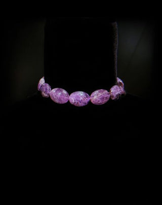 Amethyst Stone Choker – handmade necklace crystal jewelry by Laurel Street Shop