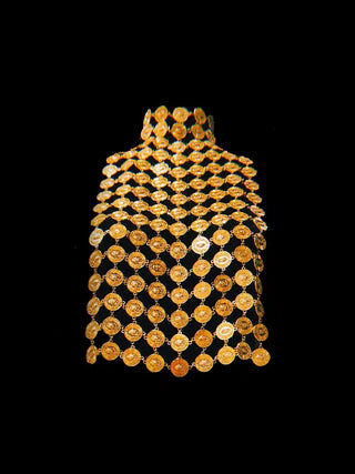 Coin Chest Plate – handmade bra & top crystal jewelry by Laurel Street Shop