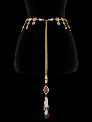 Black Agate Charm Belt