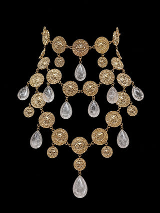 Crystal Necklet Quartz - handmade crystal jewelry