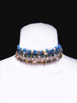 Divinity Choker – handmade necklace crystal jewelry by Laurel Street Shop
