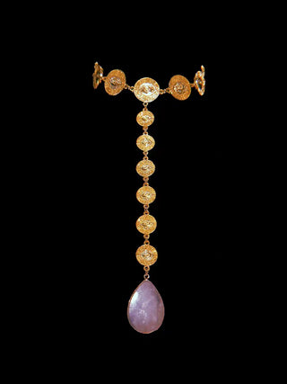 Quartz Pendulum Necklace – handmade necklace crystal jewelry by Laurel Street Shop