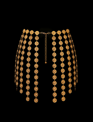 Falling Coin Midi Skirt