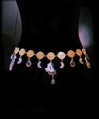 Aventurine Crystal Moon Belt