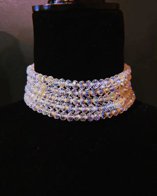 Lunar Choker – handmade necklace crystal jewelry by Laurel Street Shop