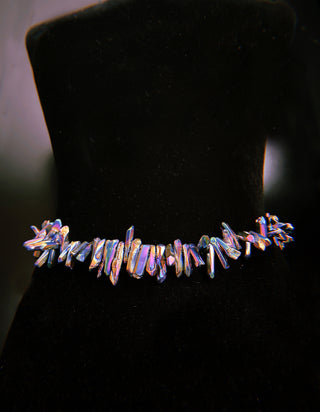 Rainbow Quartz Crystal Belt