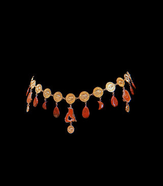 Sunset Agate Charm Belt