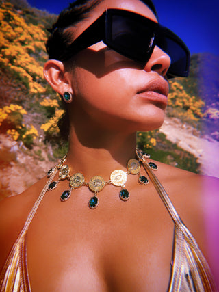 Coin Collar Necklace