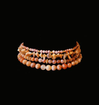 Sunstone Crystal Choker – handmade necklace crystal jewelry by Laurel Street Shop